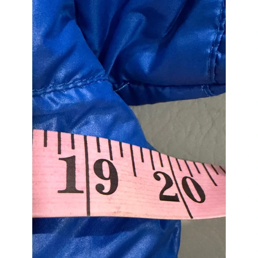 Marmot Puffer Jacket Mens S Blue Down Insulated Quilted Full Zip Outdoor